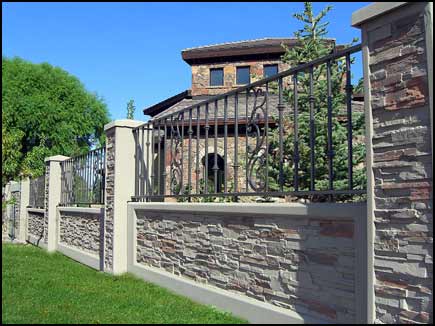 Concrete Fence Design
